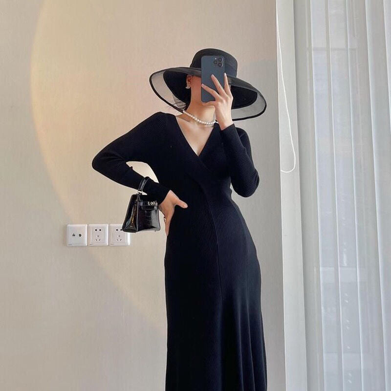 Embrace Comfort and Style with Our High Stretch Maternity Dress
